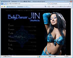 BellyDancer JIN 様　オフィシャルWEBサイト